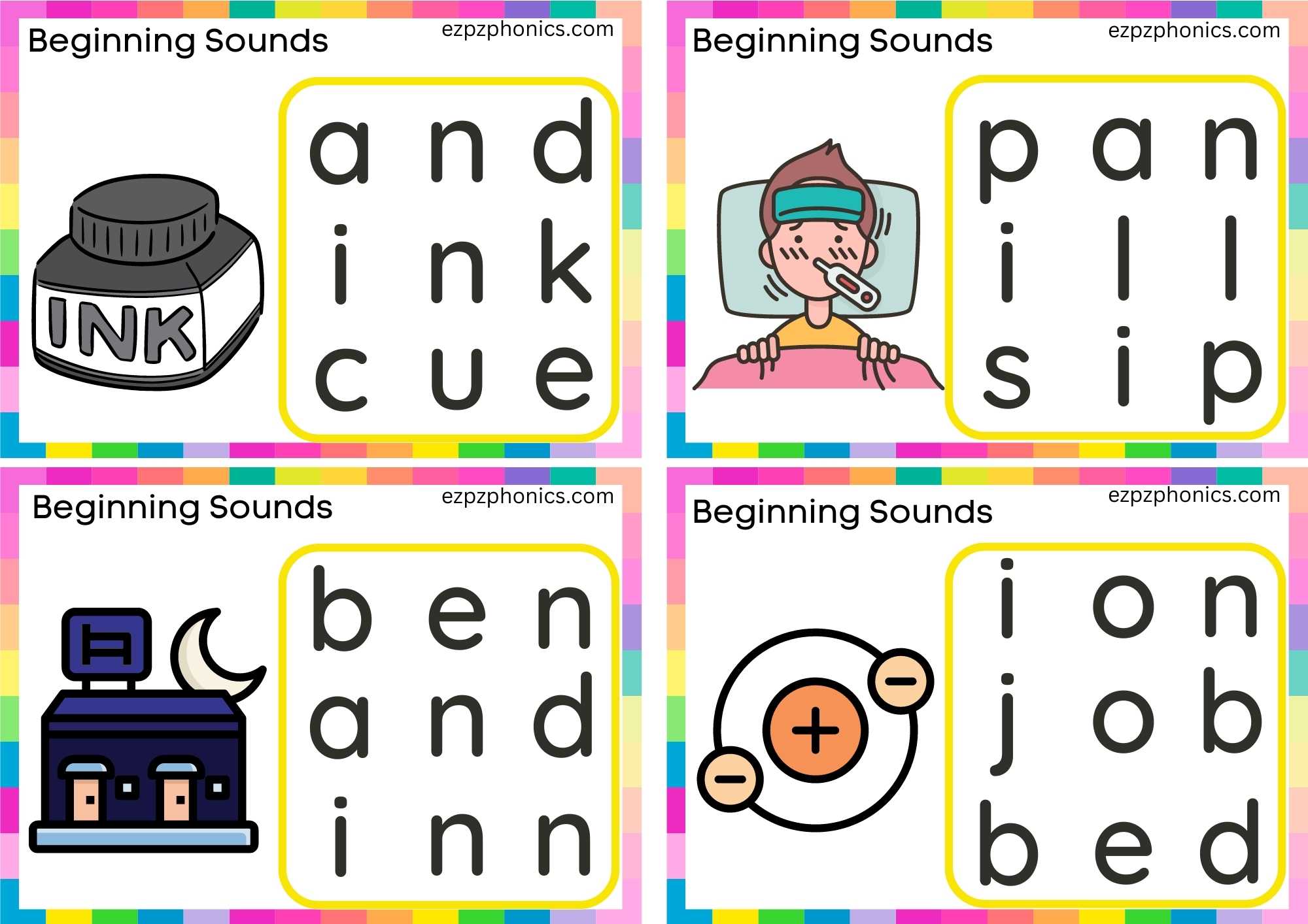 Letter I Word Search Group 2